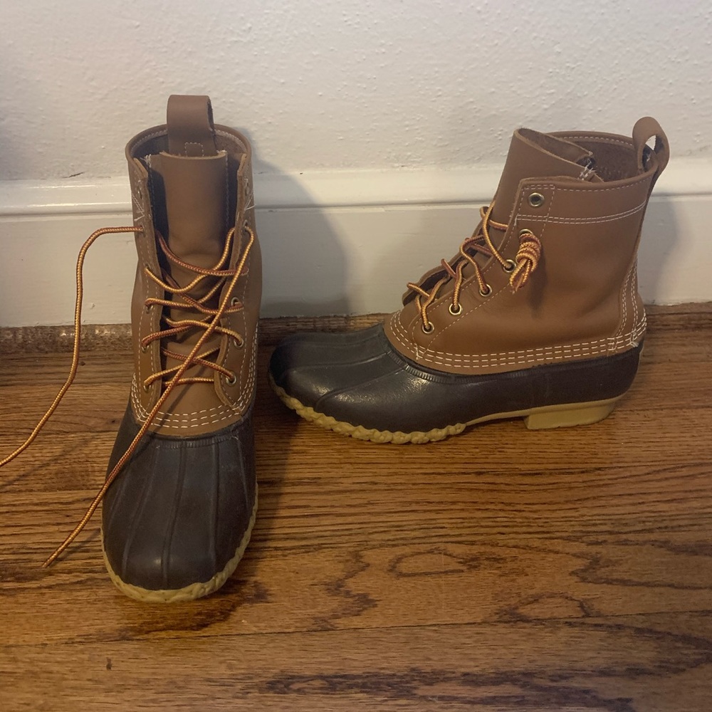 Ll Bean Duck Boots (Size 8 Worn Once) - image 5